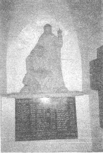 Das eigentliche Denkmal mit den Namen der Gefallenen und Vermissten des 1. Weltkrieges
